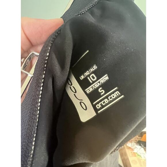 Orca Womens 226 Tri Pant, Black Orange White Triathlon Short pant UK 10 US SMALL - Picture 7 of 8